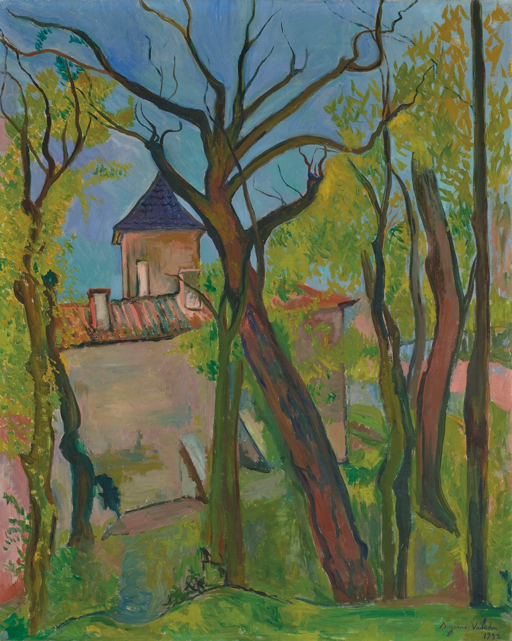 Paisagem em Saint-Bernard Ain, 1932. de Suzanne Valadon