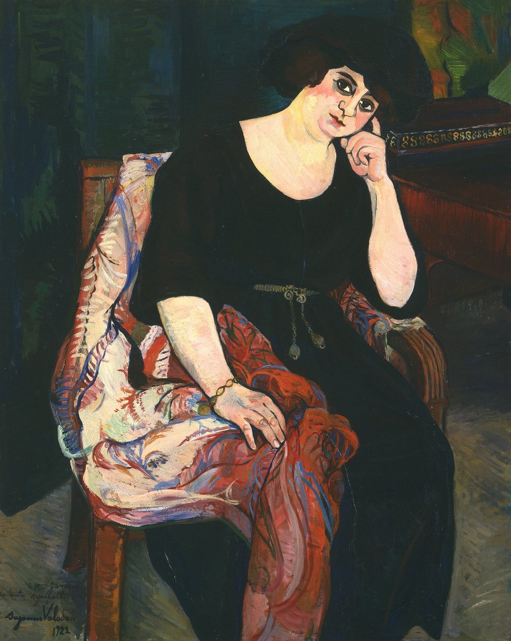 Retrato de Madame Zamaron de Marie Clementine (Suzanne) Valadon