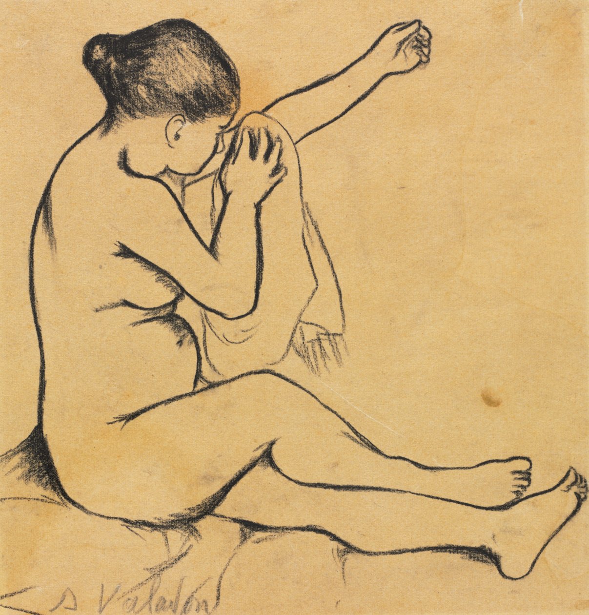 Nu feminino sentado de Suzanne Valadon