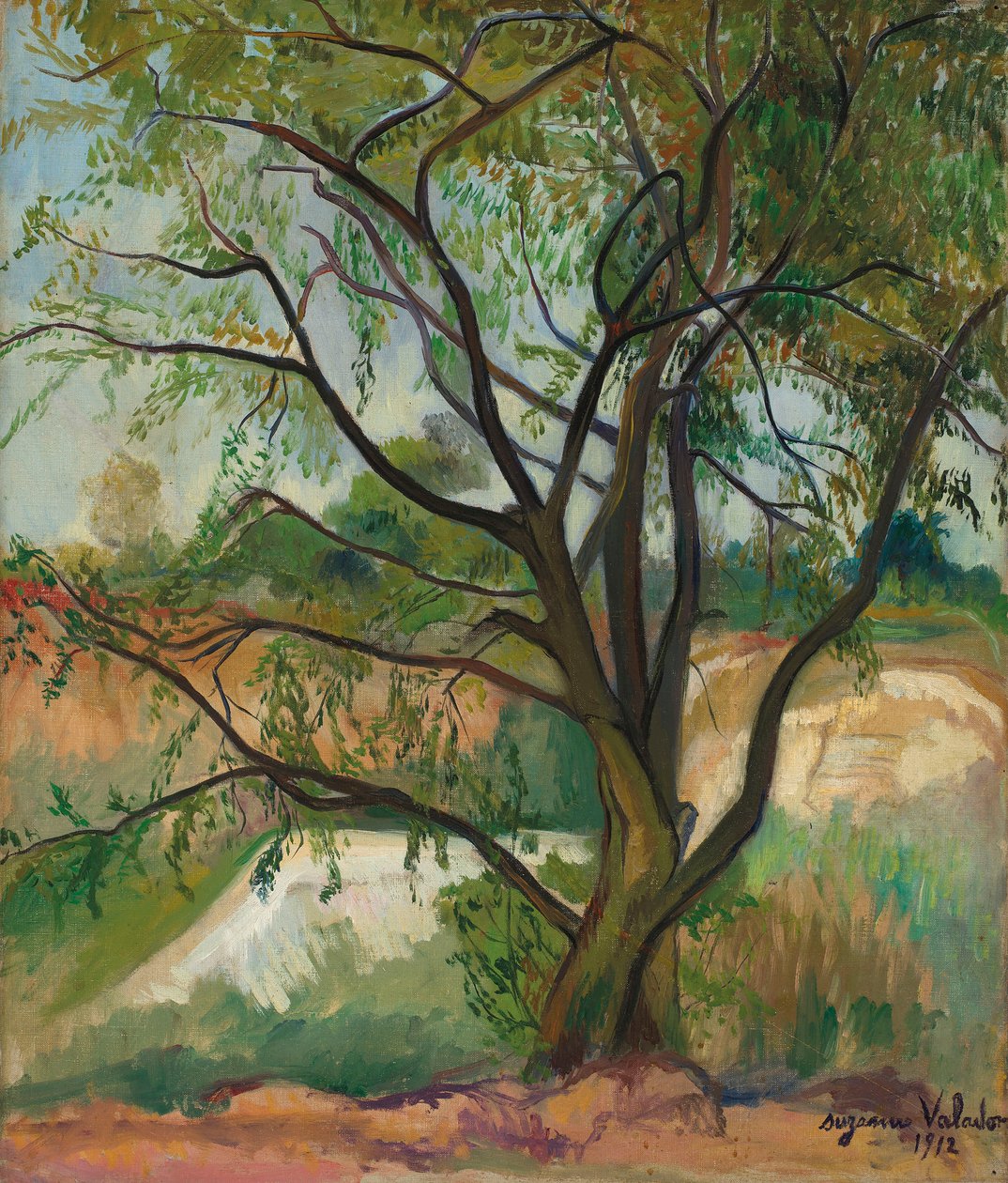 A Árvore, 1912. de Suzanne Valadon