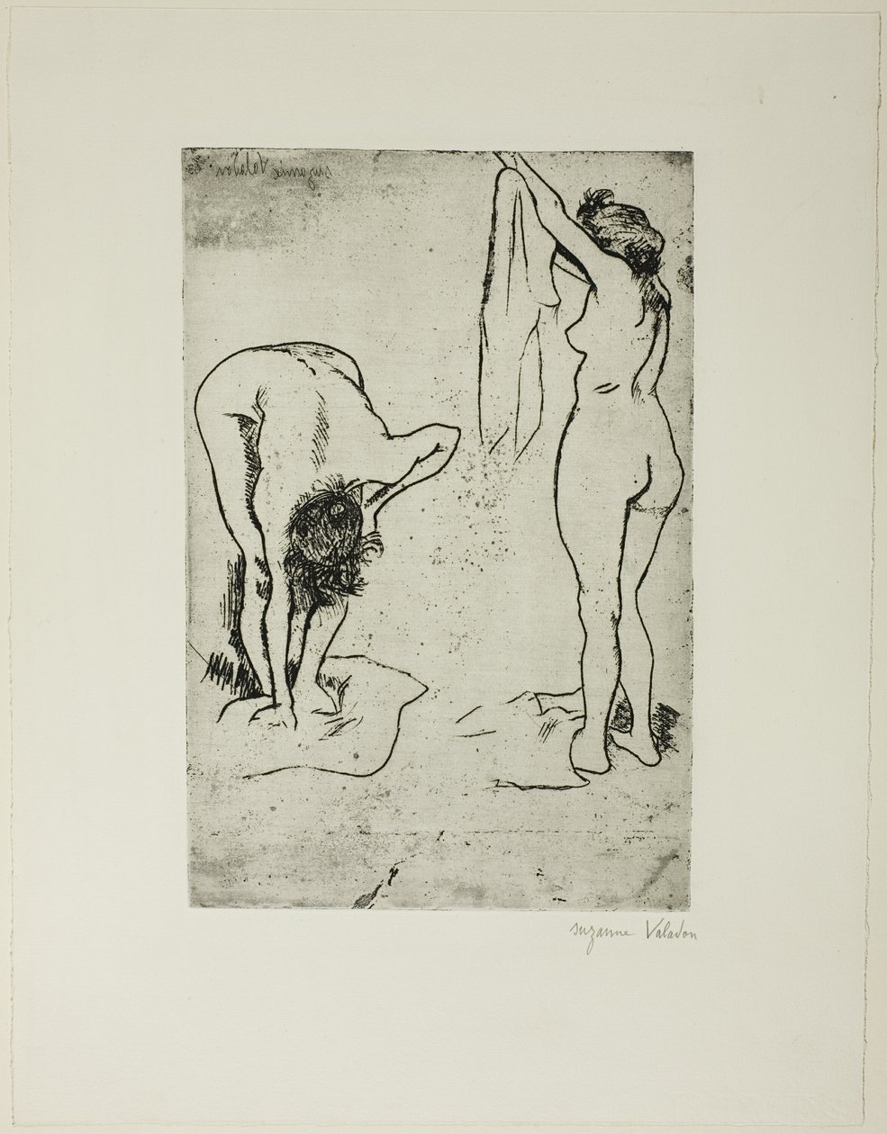 Duas mulheres se secando de Suzanne Valadon