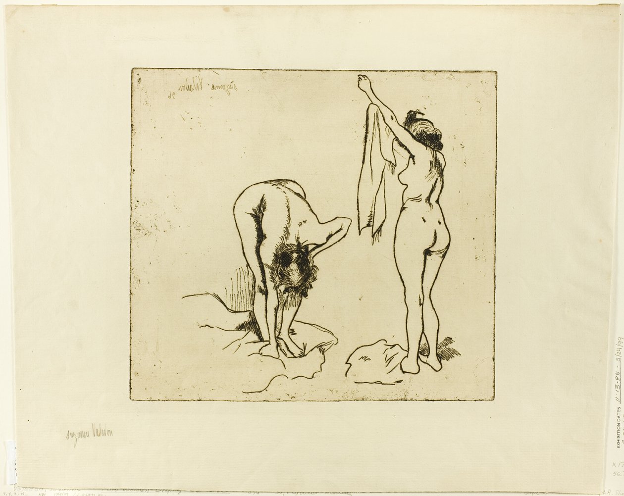 Duas mulheres se secando de Suzanne Valadon