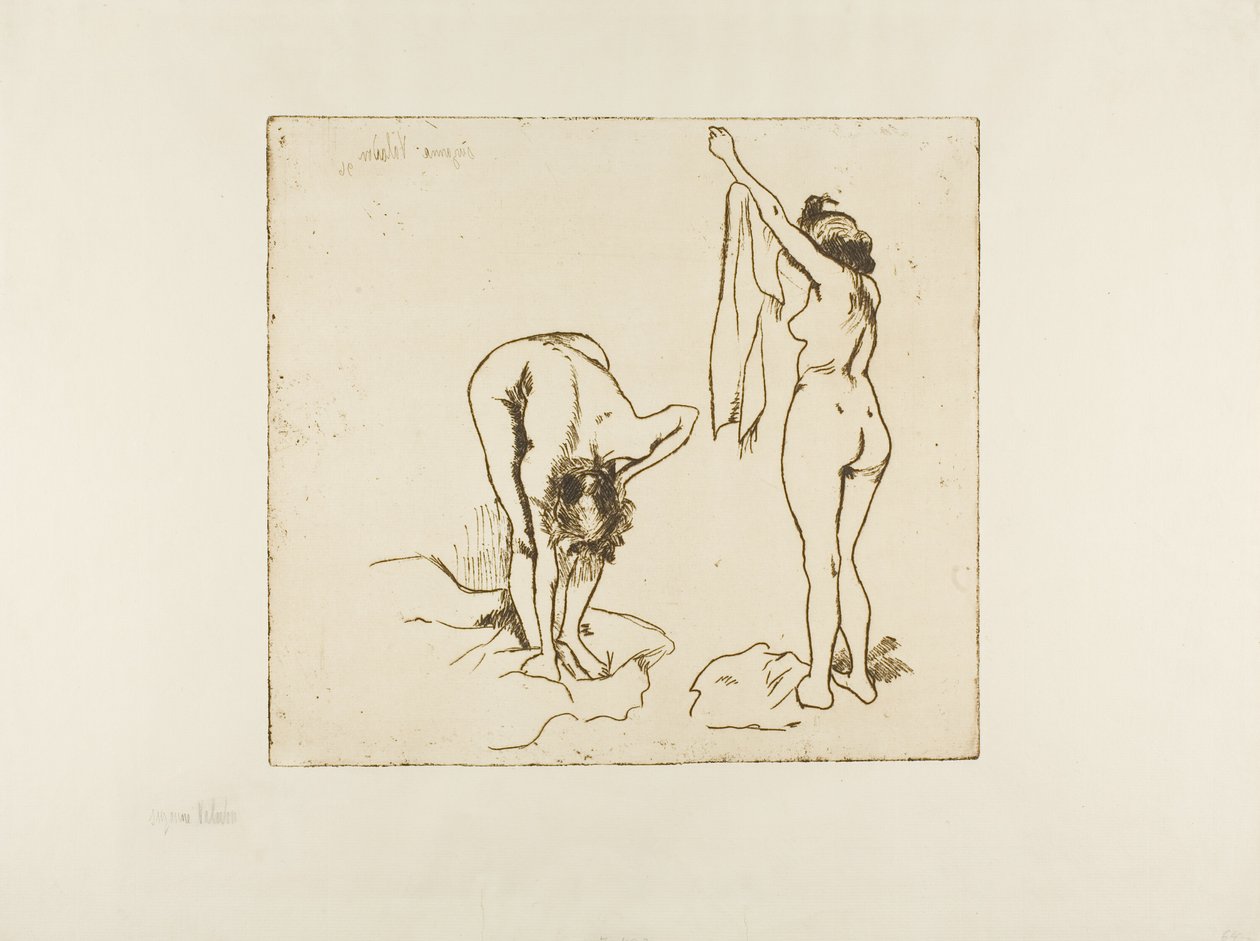 Duas mulheres se secando de Suzanne Valadon