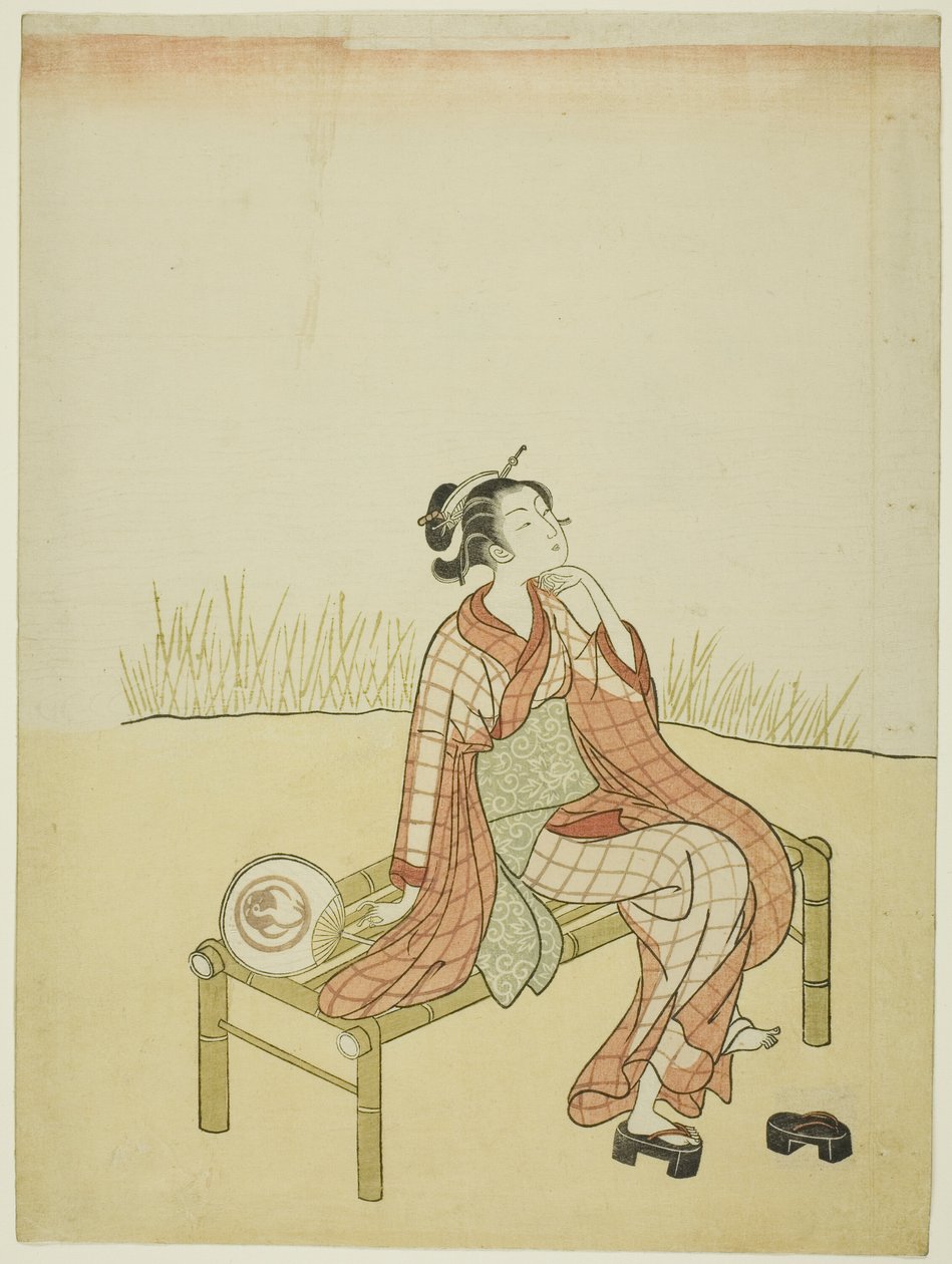 Pelo fluxo de Suzuki Harunobu