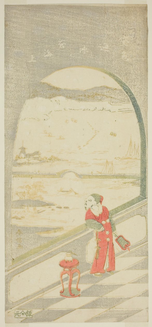 Poeta Chinês de Suzuki Harunobu