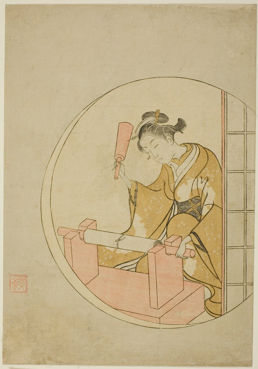 Pano cheio de Suzuki Harunobu