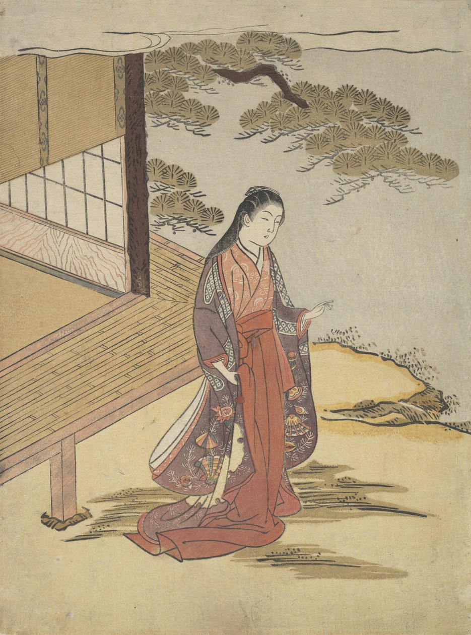 Senhora Komachi. de Suzuki Harunobu