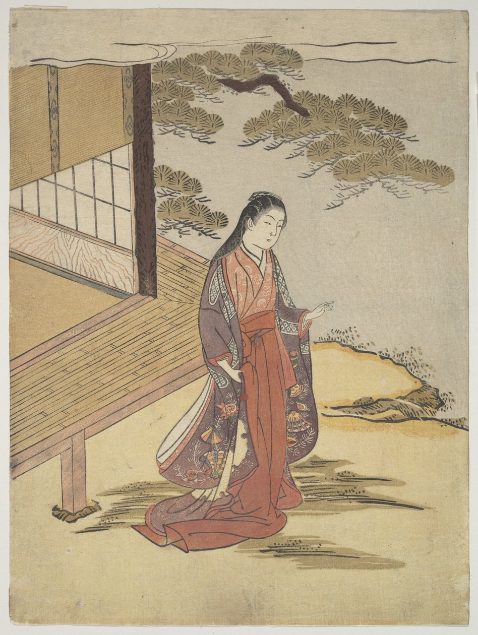 Dama Komachi de Suzuki Harunobu