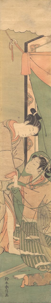 Parting of Lovers: The Morning After, c. 1765-70., c. 1765-70. de Suzuki Harunobu