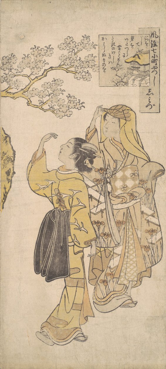 Templo Shimizu, c. 1765., c. 1765. de Suzuki Harunobu
