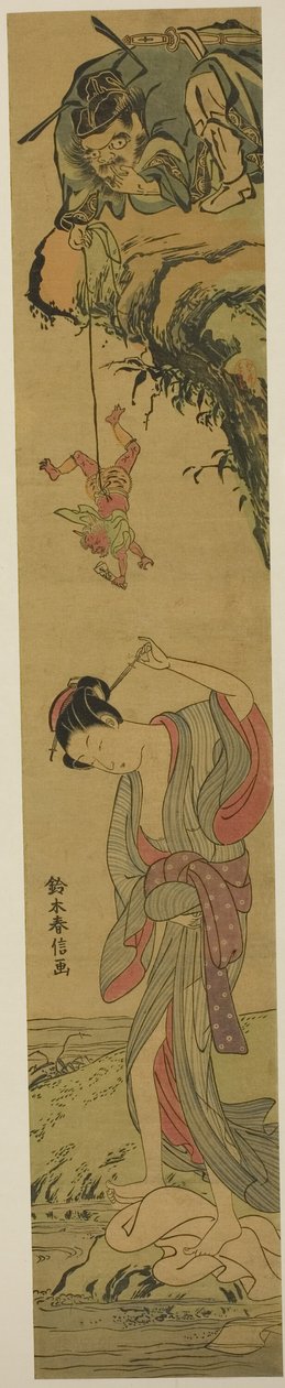 Shoki no amor de Suzuki Harunobu