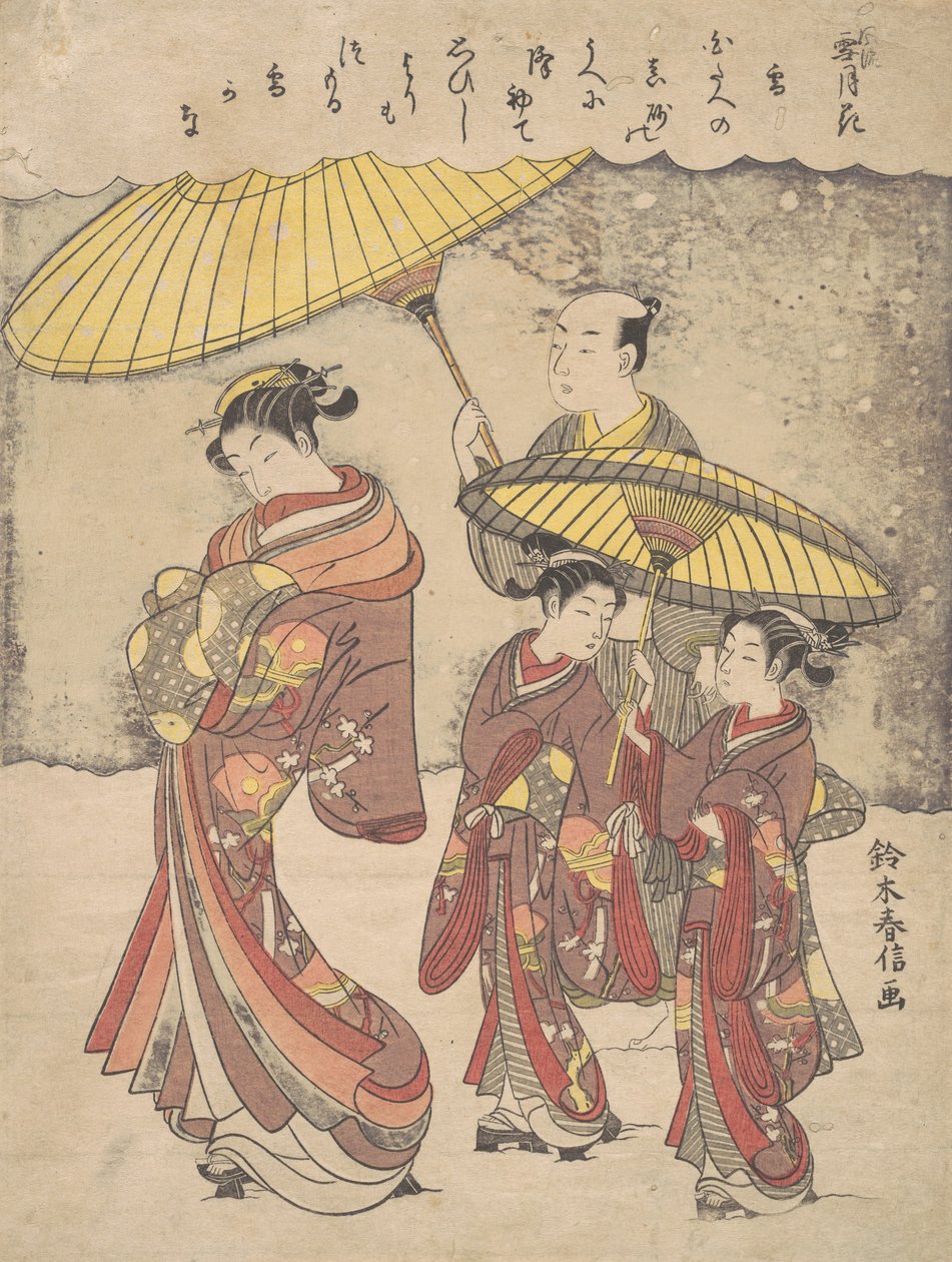 Neve, ca. 1769., c. 1769. de Suzuki Harunobu