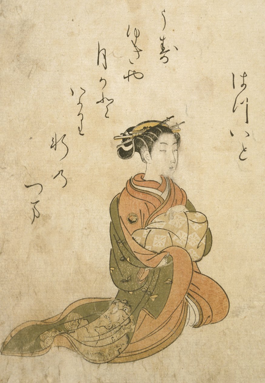 A cortesã Hatsuito de Suzuki Harunobu