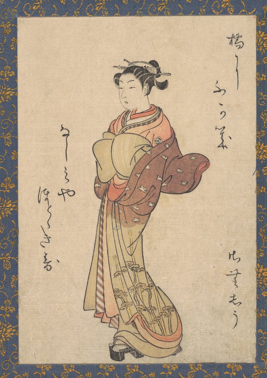 As Cortesãs, da série Seiro Bijin Awase Carver End Shigoro sic, ca. 1765., c. 1765. de Suzuki Harunobu