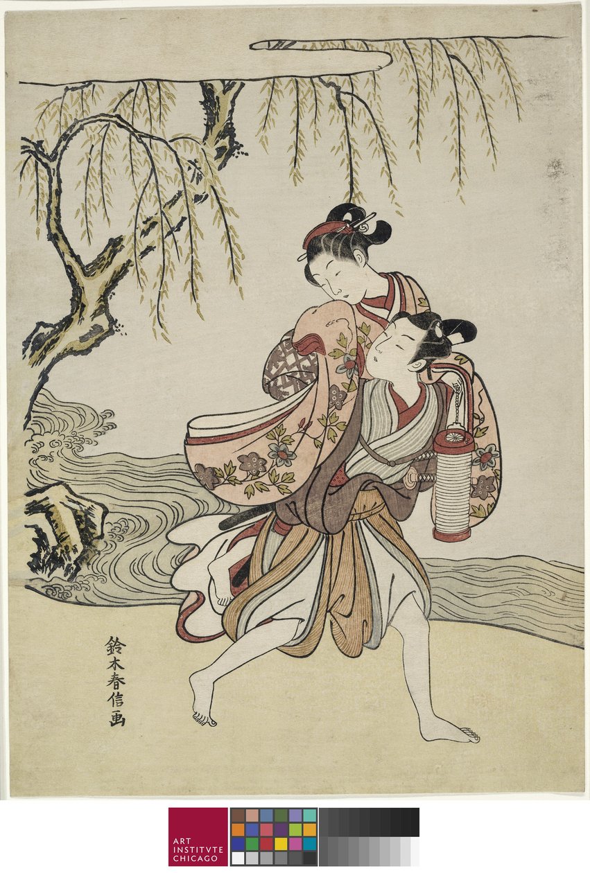 A fuga de Suzuki Harunobu