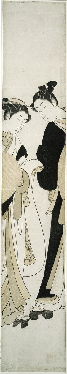 Dois Komuso de Suzuki Harunobu