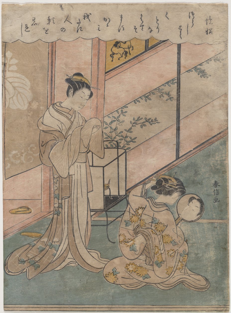 Duas senhoras de Suzuki Harunobu