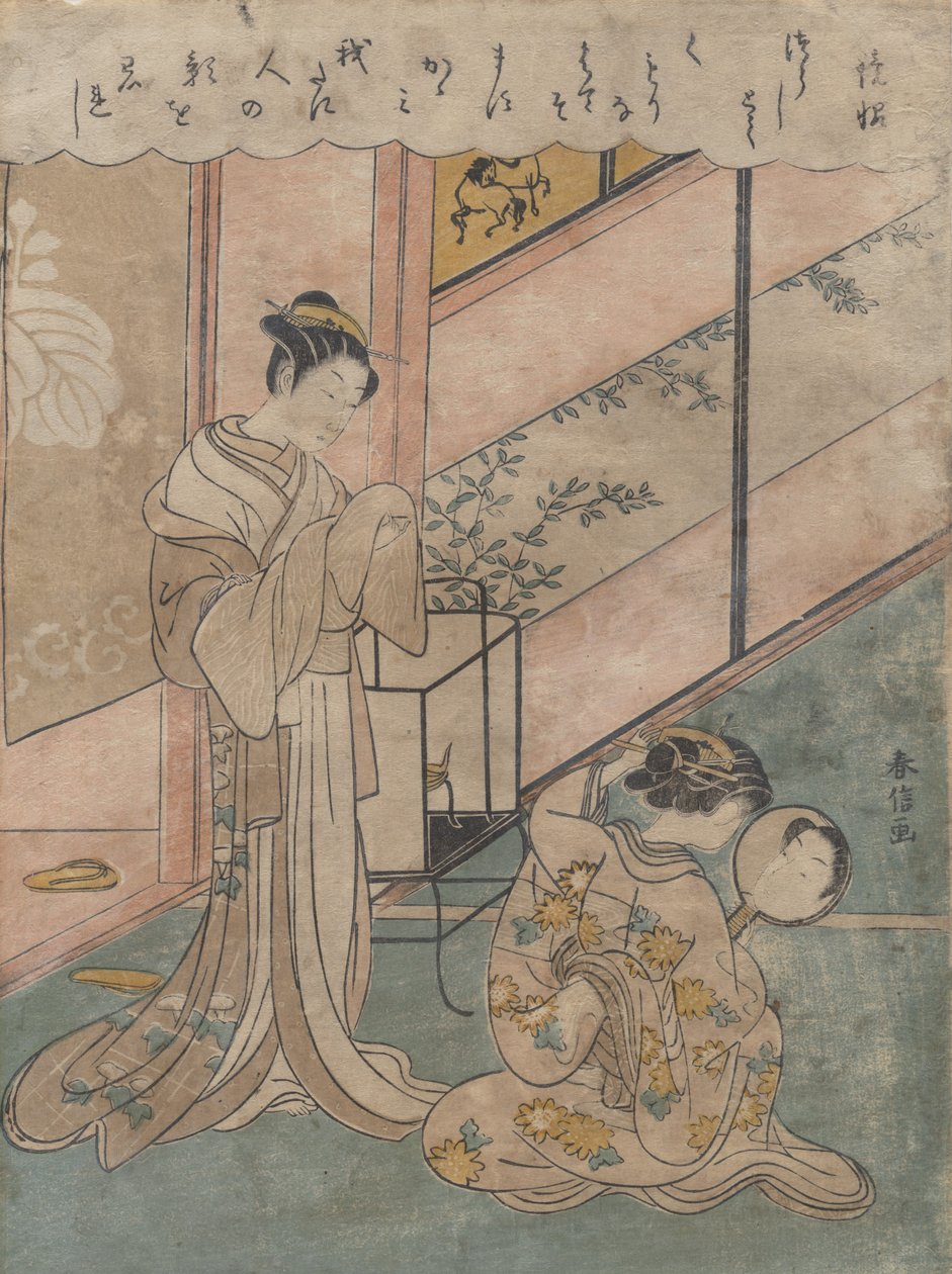 Duas Senhoras, 1764-72., 1764-72. de Suzuki Harunobu