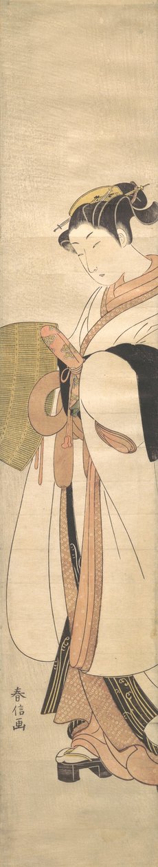 Young Purple, provavelmente 1770., provavelmente 1770. de Suzuki Harunobu