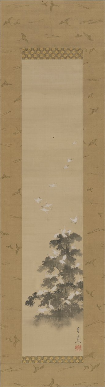 Garças de Suzuki Kiitsu