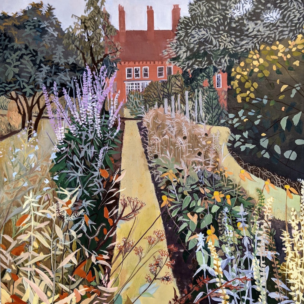 O Jardim Físico, 2022 (óleo sobre linho) de Suzy Fasht
