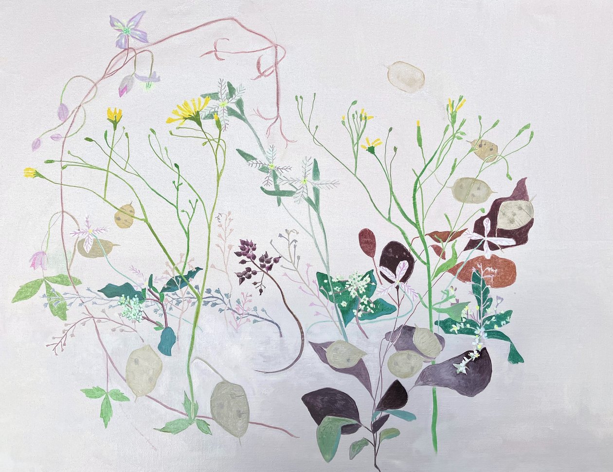 Wild Things, 2024 (óleo sobre linho) de Suzy Fasht