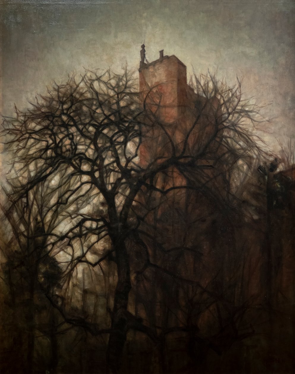 Ruínas do castelo de Koldinghus de Svend Hammershöi