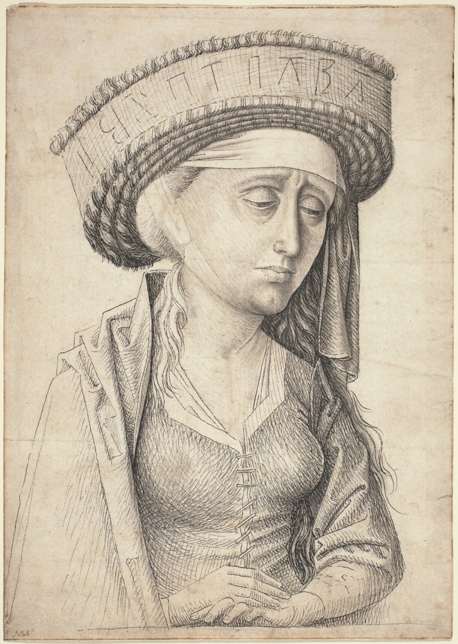 Uma Sibila de Swabian 15th Century