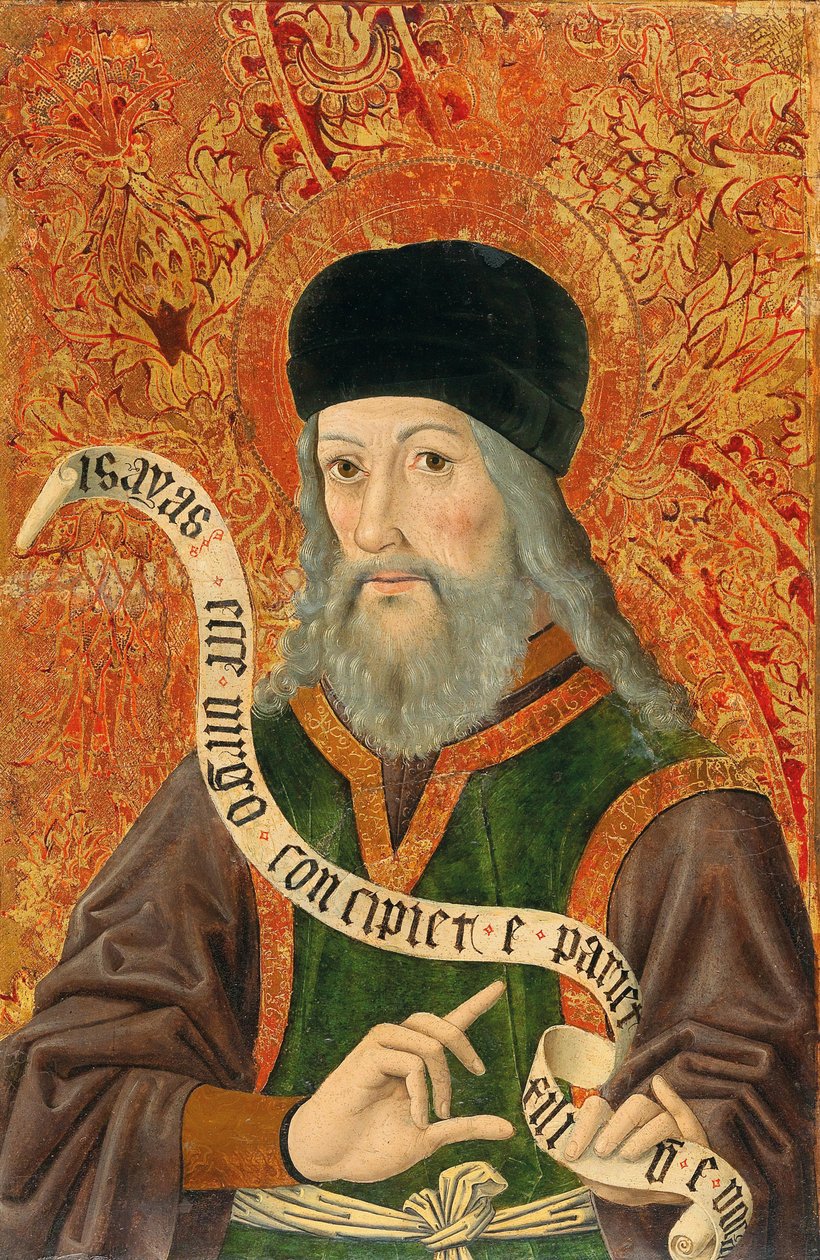 O profeta Isaías, século 15. de Swabian master