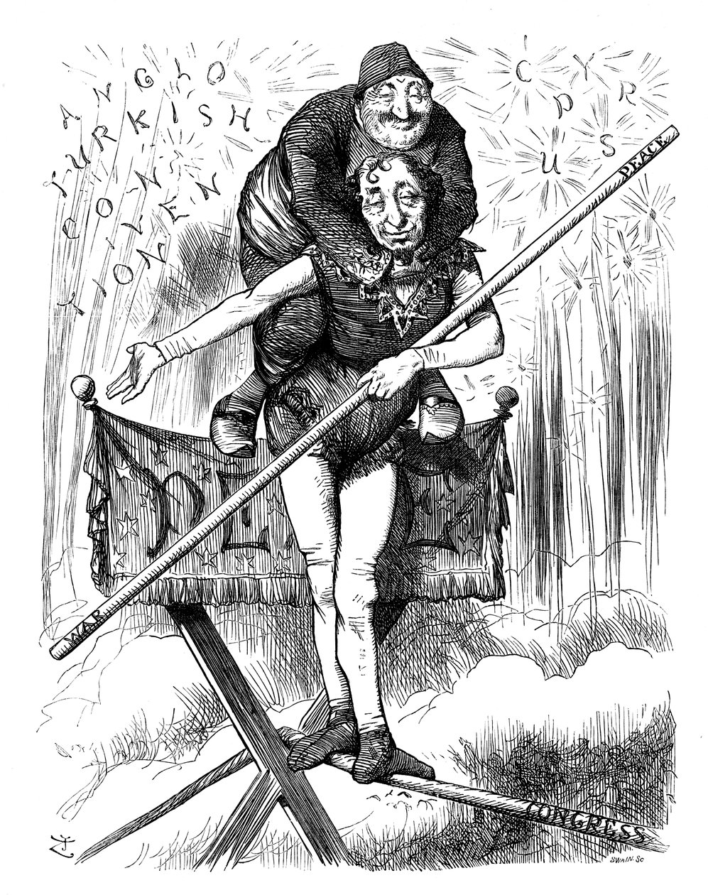 A Blaze of Triumph !, 1878. de Swain