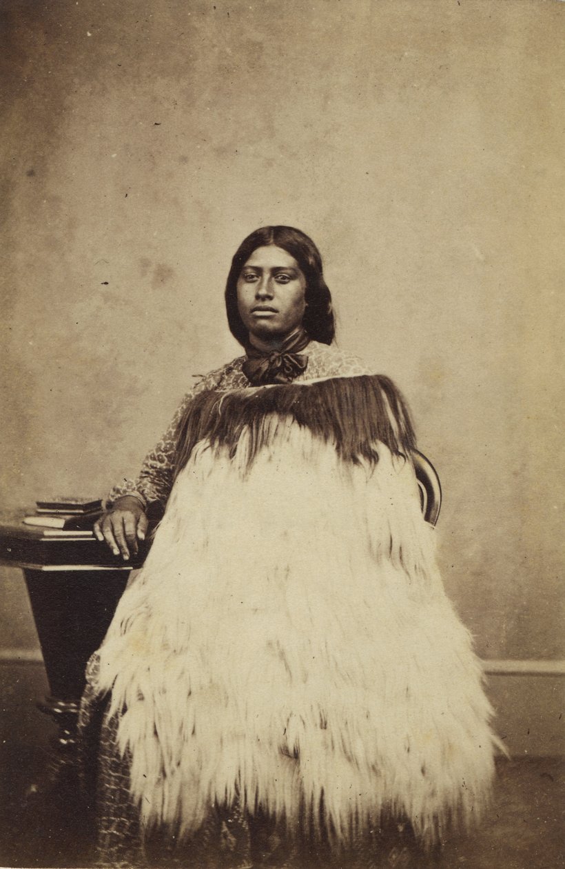 Retrato, c.1895 (impressão de albume) de Swan and Wrigglesworth