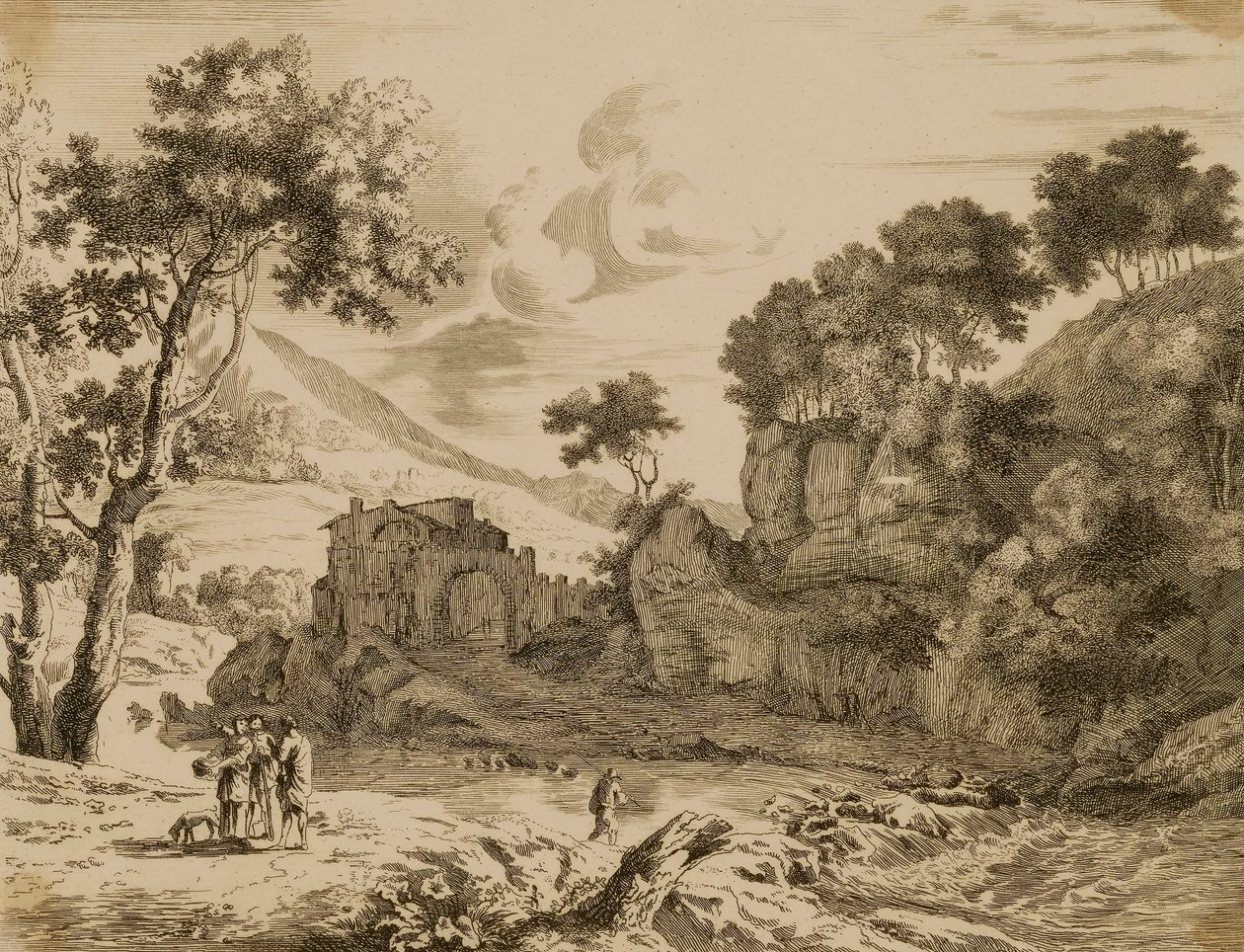 Paisagem de Swanevelt, Herman van