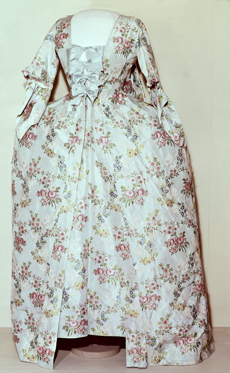 Vestido pertencente à esposa de Carl Linnaeus (1707-78) (têxtil) de Swedish School