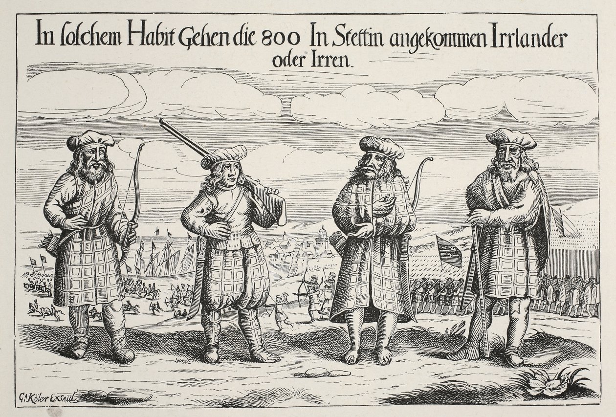 Soldados irlandeses a serviço de Gustavus Adolphus, 1631 de Swedish School