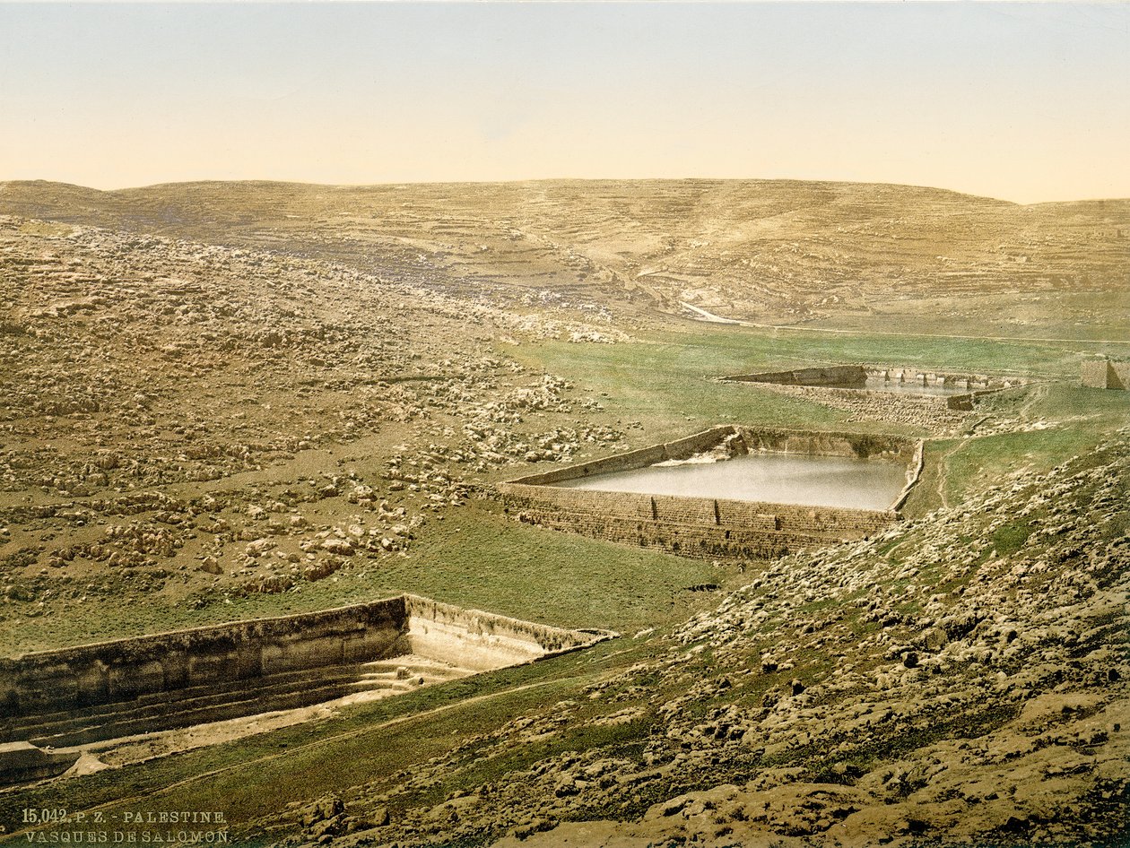 Piscinas de Solomons, c.1880-1900 (photochrom) de Swiss Photographer