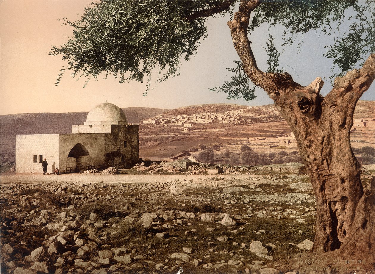 Túmulo de Rachel, Bethlehem, c.1880-1900 (photochrom) de Swiss Photographer
