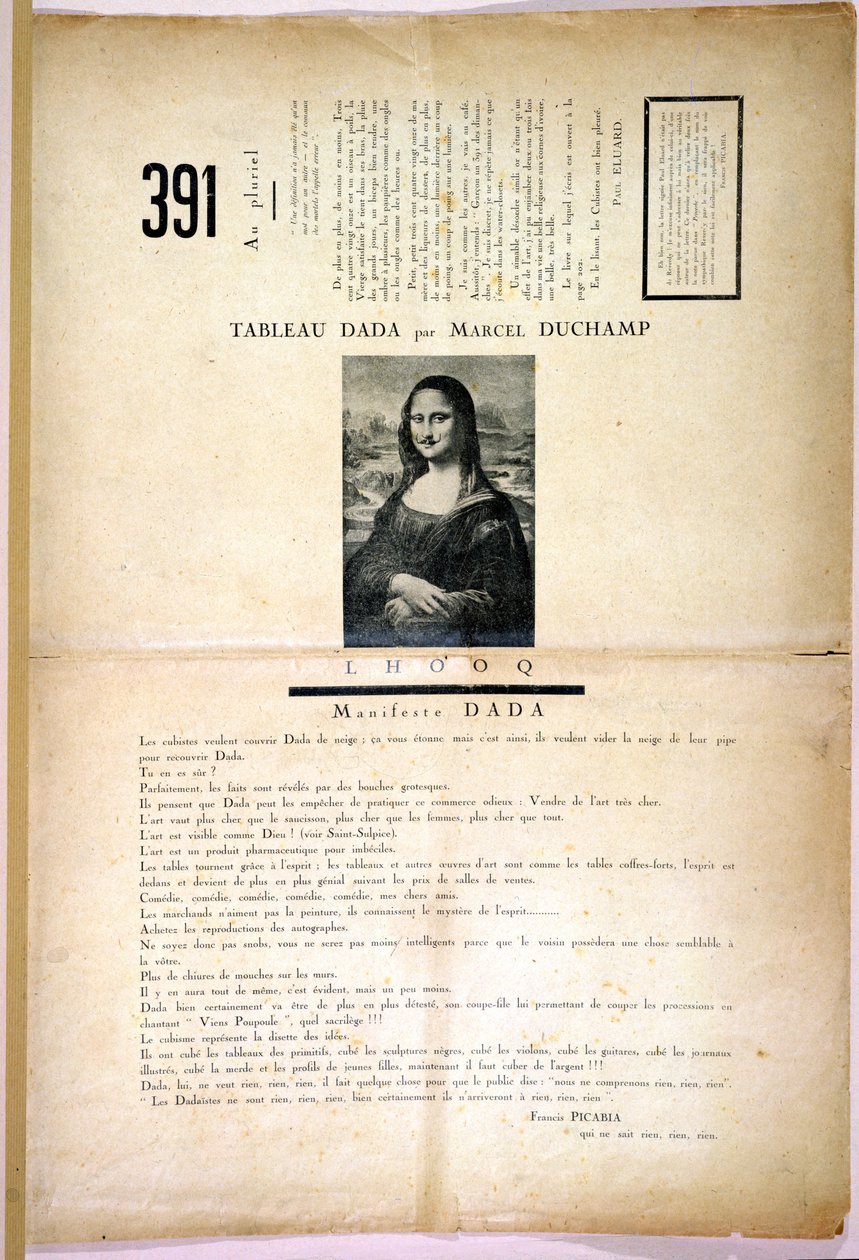 Dada Revue 391, nº 8, Zurique, fevereiro de 1919 de Swiss School