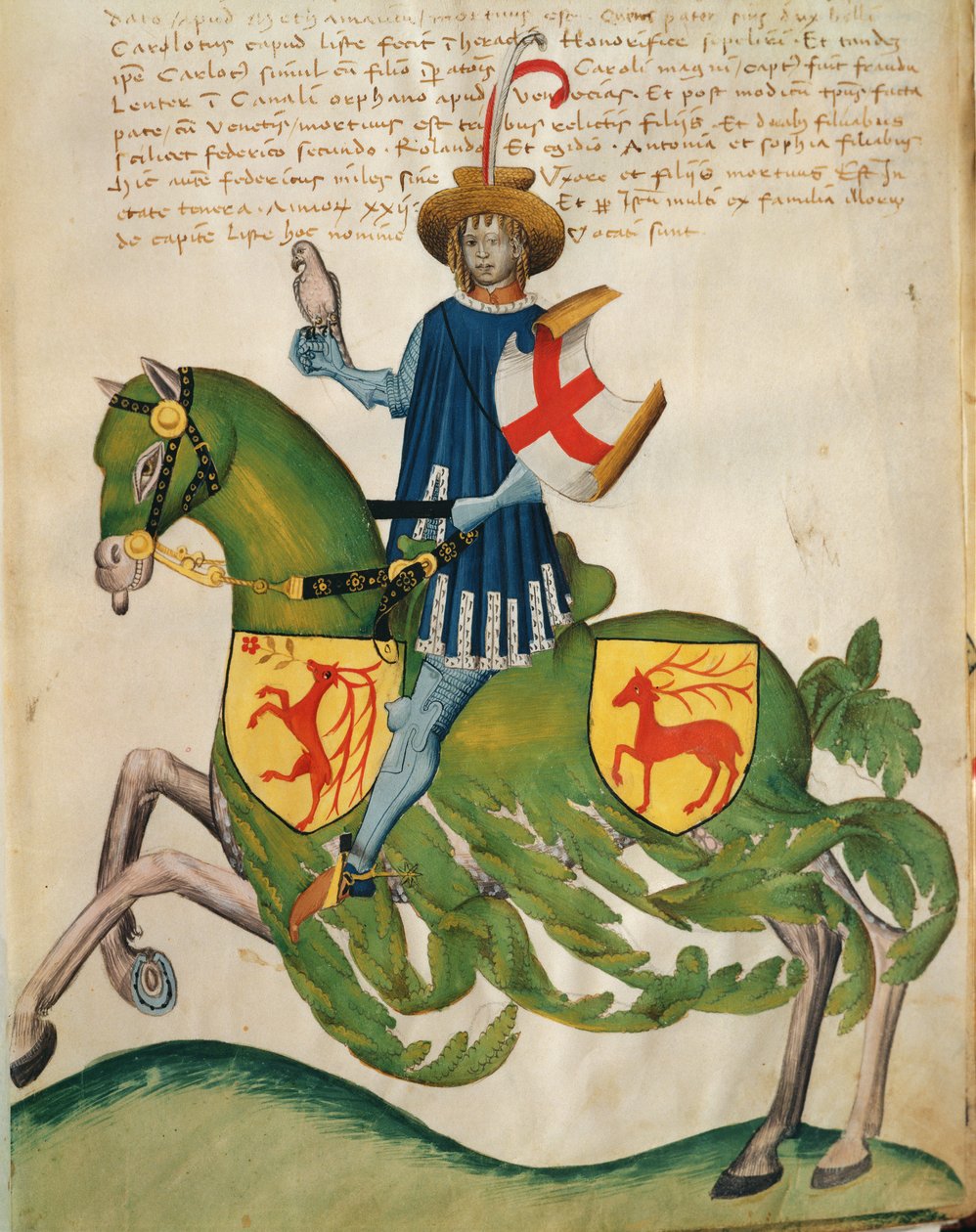 Federico Capodilista do Transelgardi (tempera vellum) de Swiss School