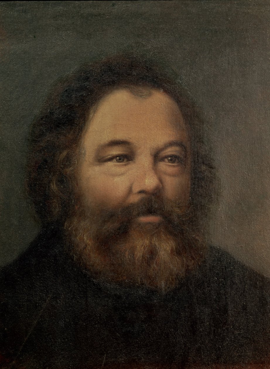 Retrato de Mikhail Aleksandrovitch Bakunin (1814-1876) c.1865 de Swiss School