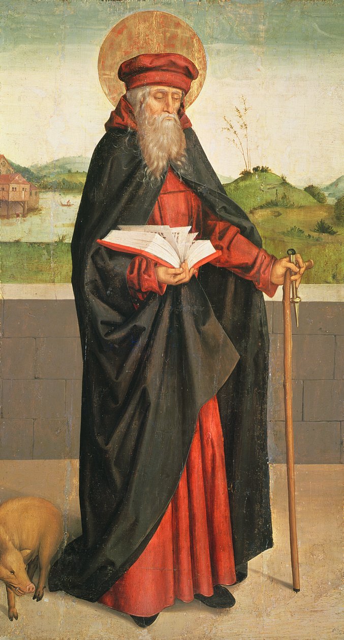 Santo Antônio, o Eremita, 1493 de Swiss School