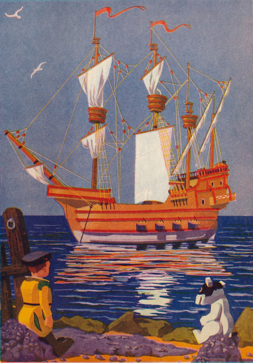"How John Trusty Sailed the Seas", 1937. de Sydney George Hulme Beaman
