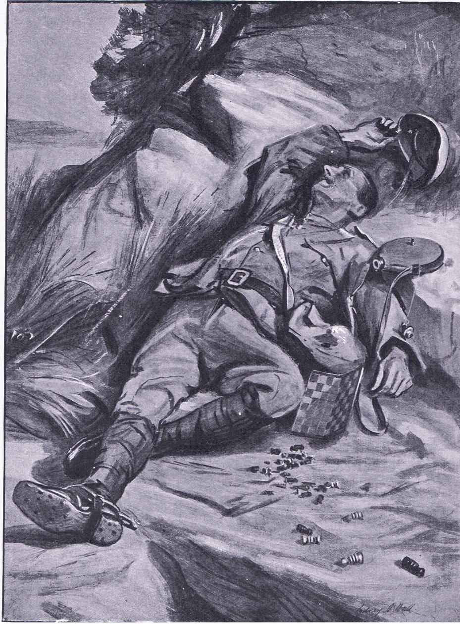 Apenas um peão, de After Pretoria: The Guerilla War publicado por Harmsworth Bros Limited, 1901 de Sydney Prior Hall