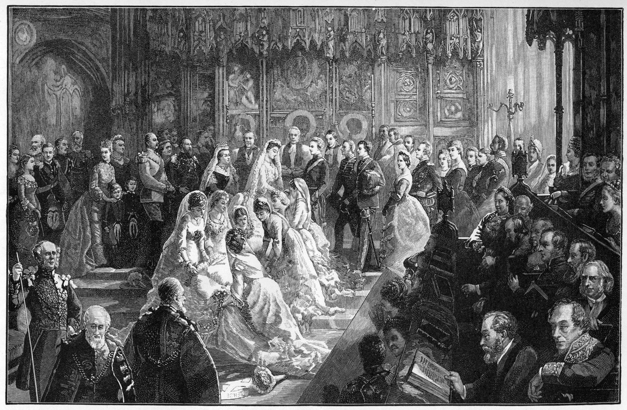 O casamento da princesa Louise, 21 de março de 1871, 1900. de Sydney Prior Hall