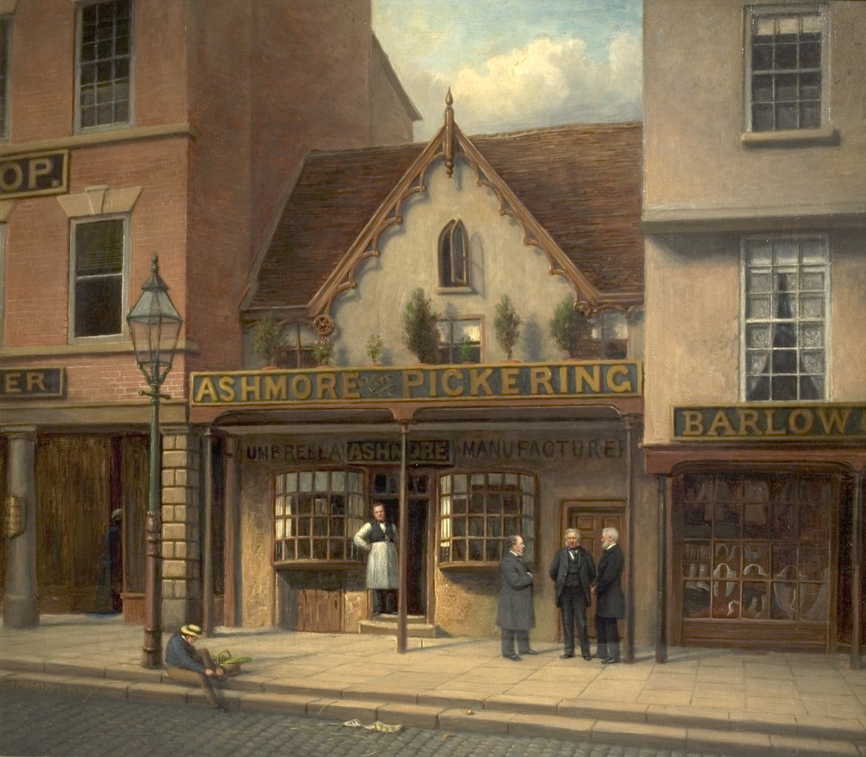 39, Long Row, o Market Place, Nottingham, 1879 de Sylvanus Redgate
