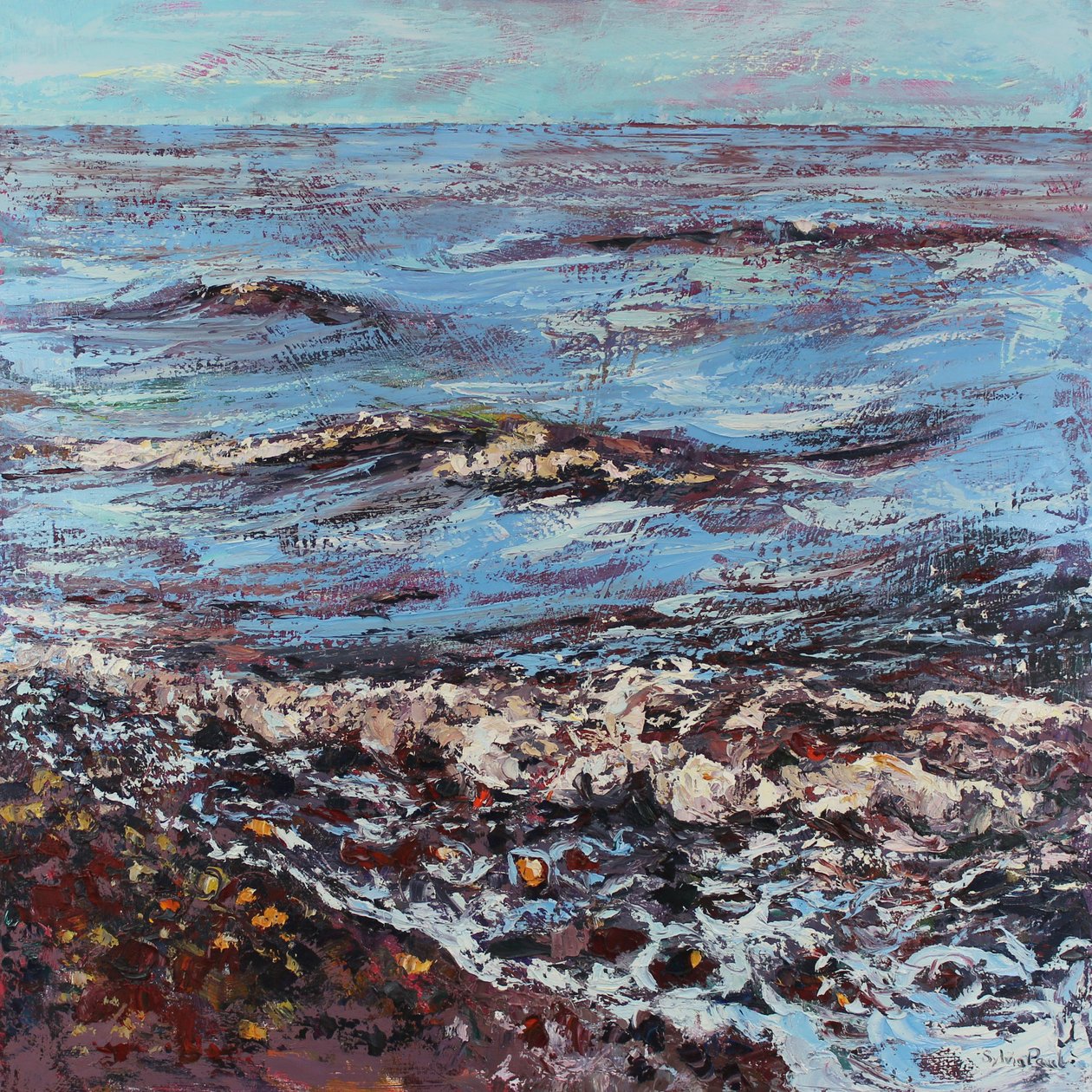 Fresco e arejado, 2021 (óleo sobre tela) de Sylvia Paul