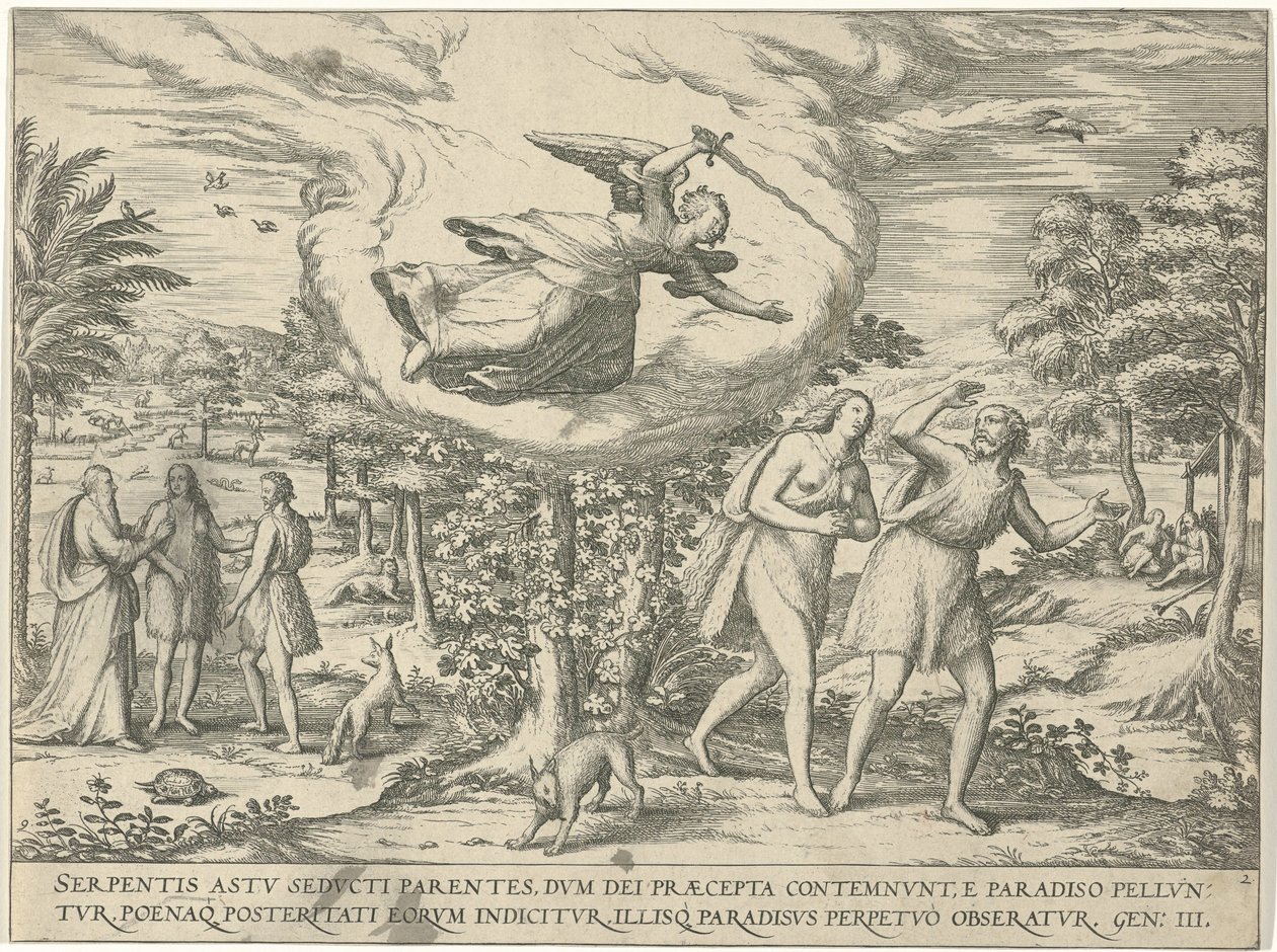 Expulsão do Paraíso de Symon Novelanus (attributed to)
