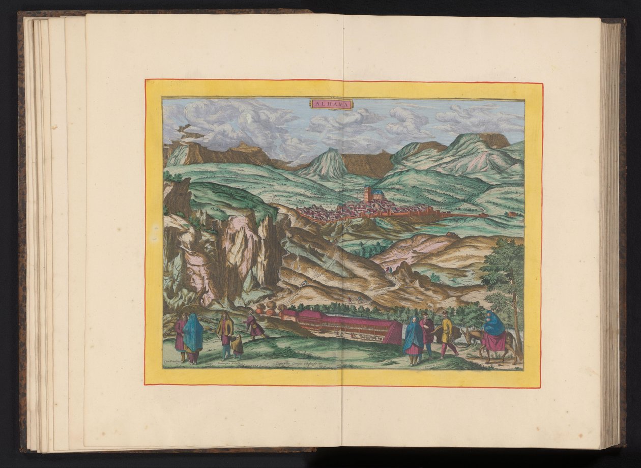 Vista de Alhama de Granada
Alhama (título sobre o objecto) de Symon Novelanus (possibly)