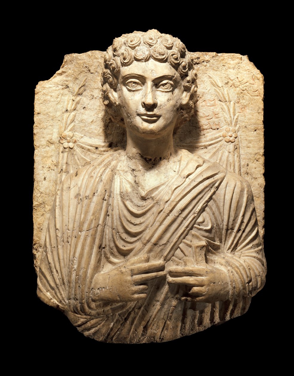 Alívio funerário, c.125-150 (calcário) de Syrian Syrian