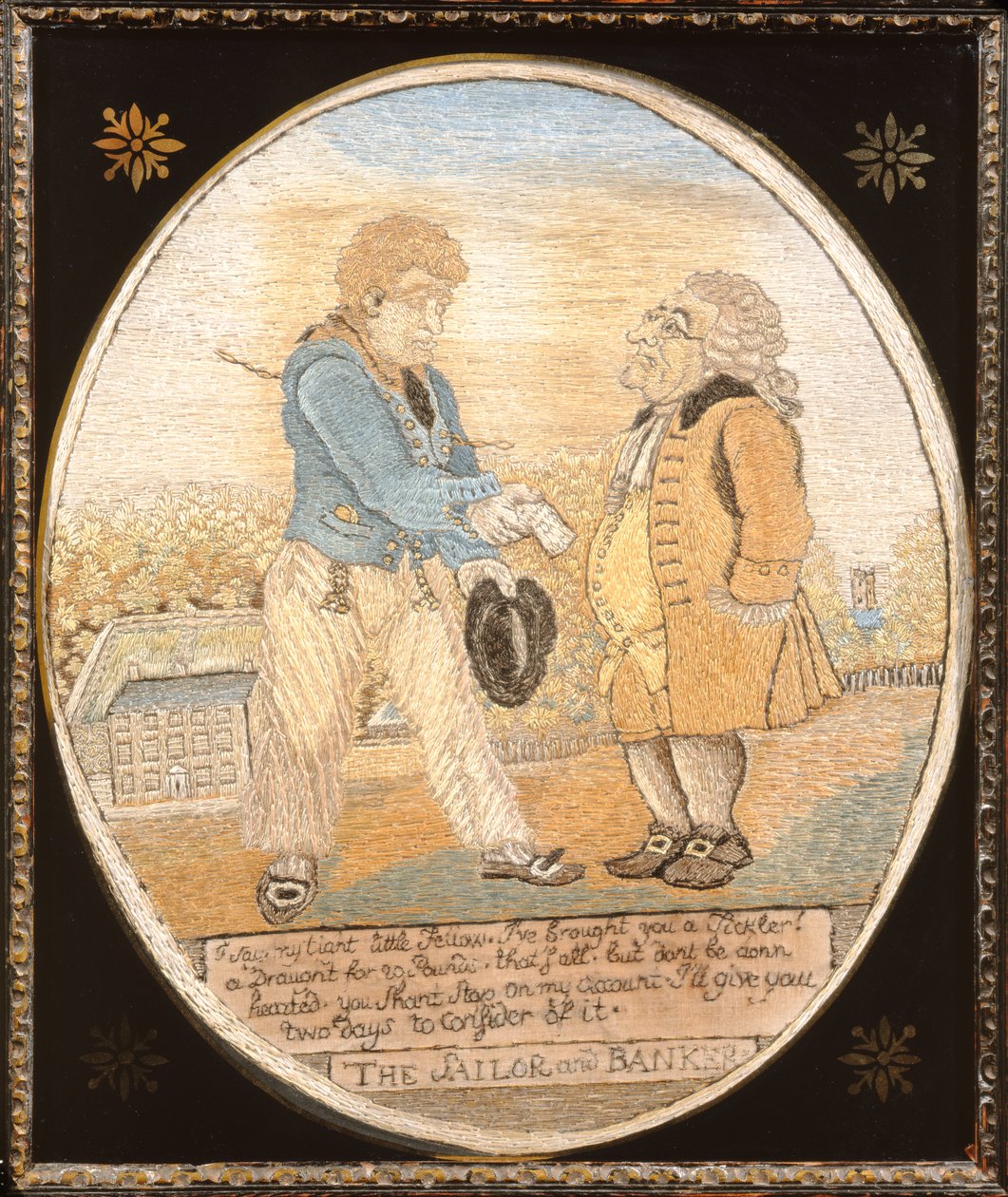 The Sailor and Banker, depois de um pub de caricaturas. 1799 (seda) de T. and Woodward,G.M. Rowlandson
