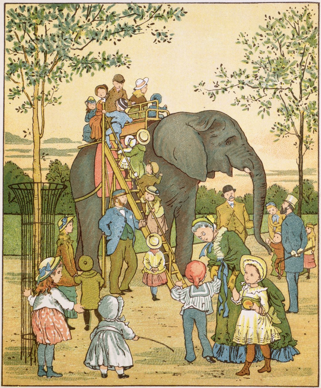 Jardim zoológico da cidade de Londres de T. Crane